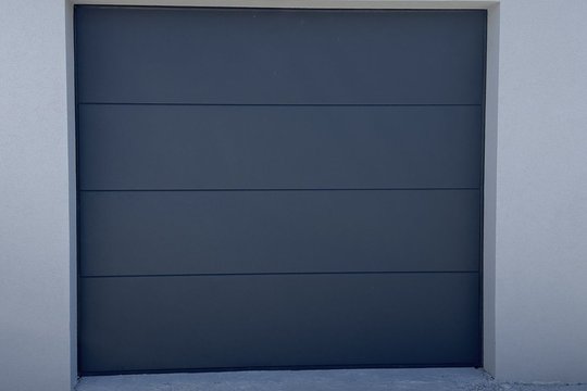 Porte de garage sectionnelle anthracite — Tubize